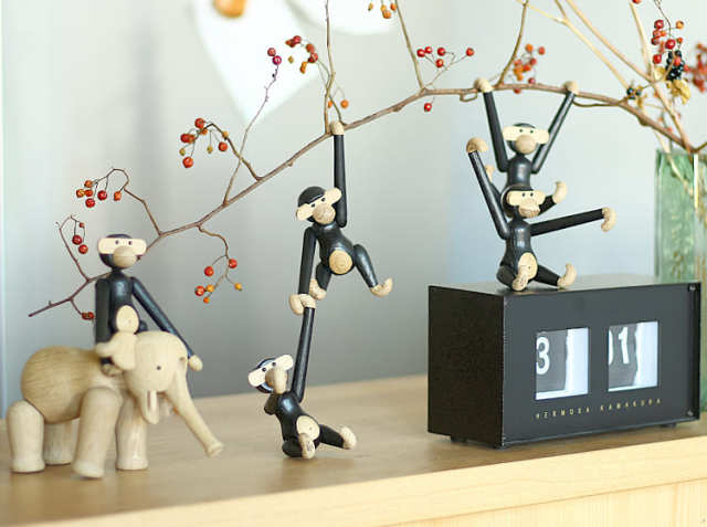 KAY BOJESEN DENMARK Monkey（モンキー）ブラック ミニサイズ｜北欧