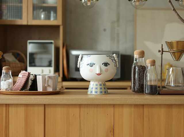 Bjorn Wiinblad（ビヨン・ヴィンブラッド） フラワーポット／ブルー