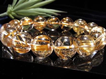 ◇ルチルの王道!!◇極太タイチン針◇黄金の輝き＆ルチル際立つ透明感