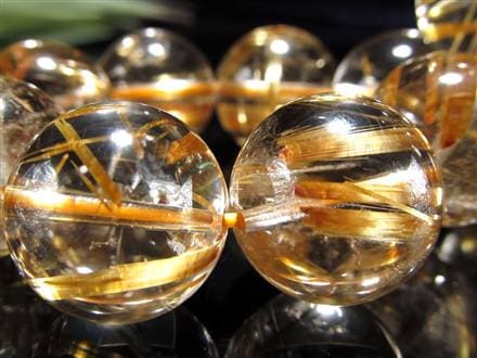 ◇ルチルの王道!!◇極太タイチン針◇黄金の輝き＆ルチル際立つ透明感