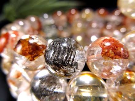 ◇希少なレッド＆イエローライモナイト入り◇幻想的なインクルージョン