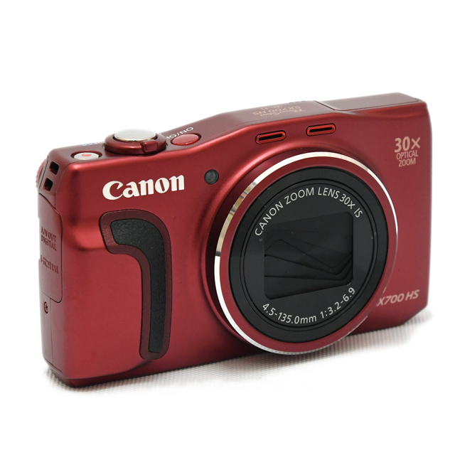 中古】キヤノン コンパクトデジタルカメラ PowerShot SX700HS レッド【B】