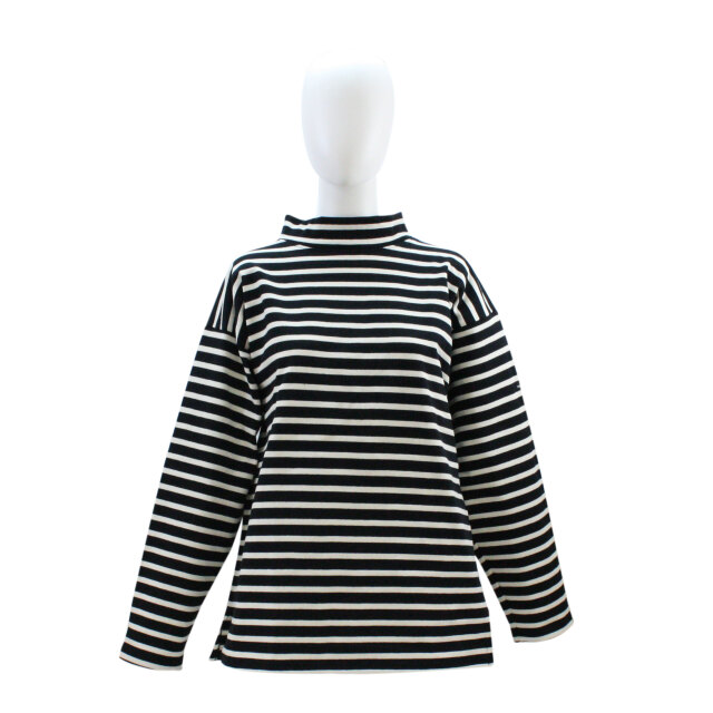 モックネックタイプ［黒/生成り］：セントジェームス