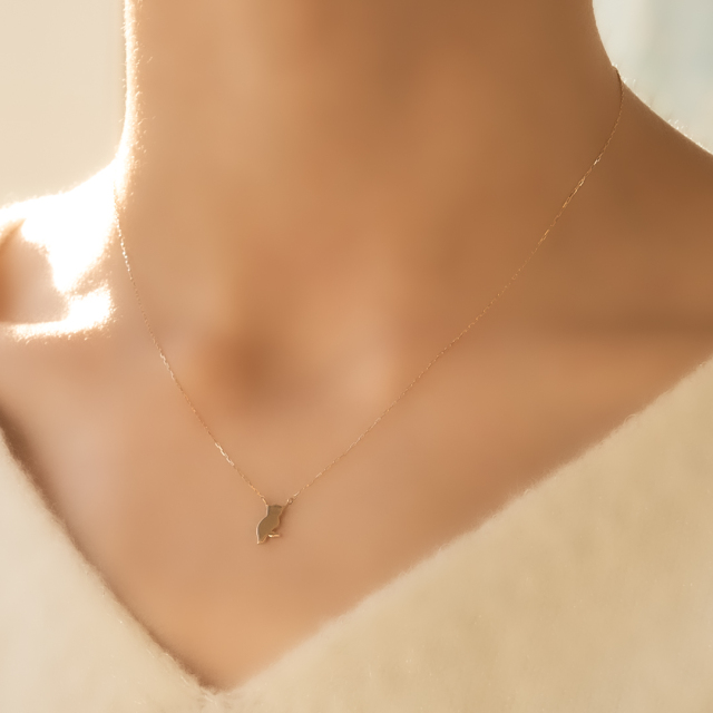 ネックレス K10イエローゴールド(JLージュエルー)(野生動物の楽園