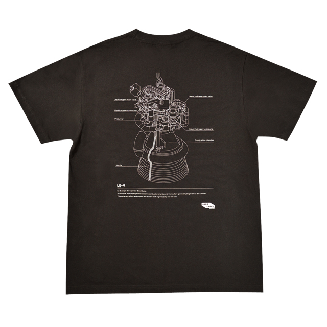 LE-9 エンジンTシャツ 140cm~XL