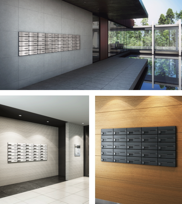 ナスタ 集合郵便受箱（防滴仕様）D-ALL（ディーオール） KS-MB4202PU-3