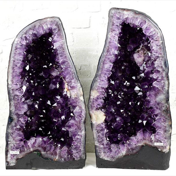 ◇ペアドーム（対）◇アメジストドーム（アメジストジオード） 紫水晶