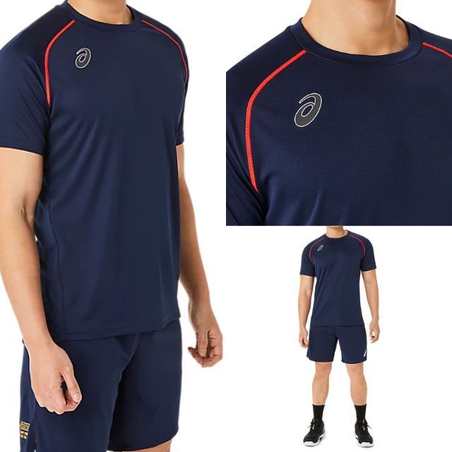 1枚までメール便OK】アシックス(asics) バレーボール 半袖Tシャツ