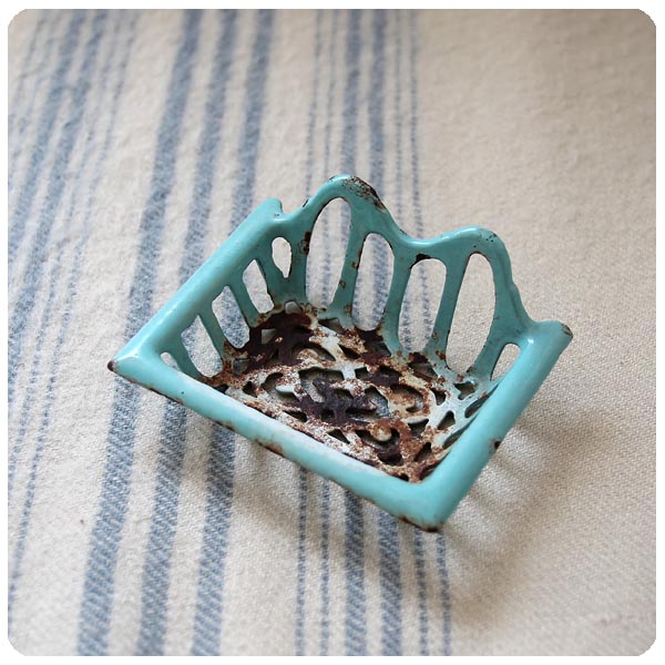 フランス アンティーク アイアンソープディッシュ/石鹸置き/フレンチ