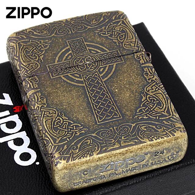 Zippo ジッポー ARMOR アーマー クロス 十字架 Cross ケルティック