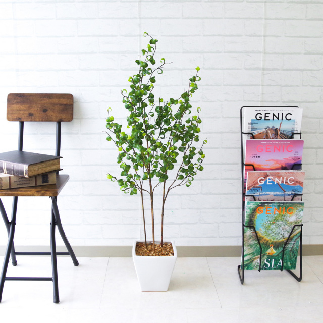 人工 観葉植物 フェイク グリーン ベンジャミンバロックポット H約