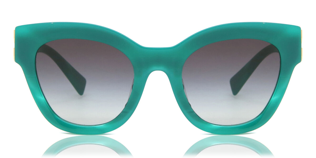 Miu Miu MU01YSF Asian Fit 15H09S Square Green Sunglasses
