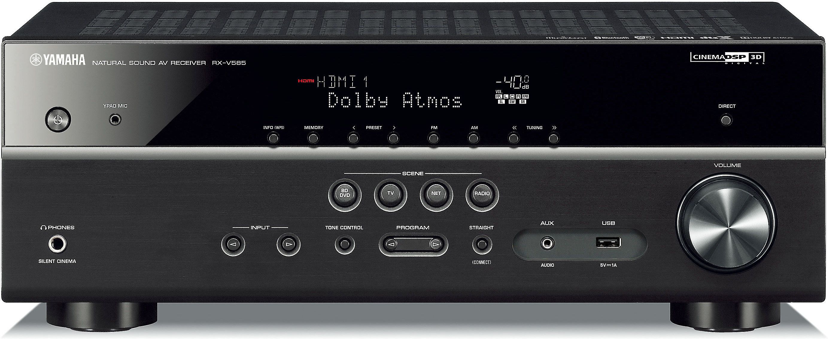 Customer Reviews: Yamaha RX-V585 7.2-channel home theater receiver