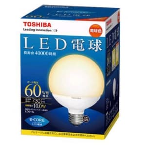 LDG10L (東芝)｜直径95mm/90mm E26口金｜LED電球｜電材堂【公式】