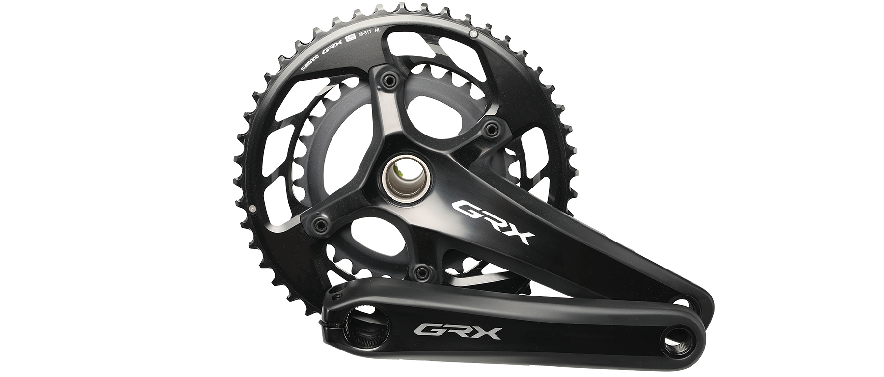 Shimano GRX FC-RX820-2 12-Speed Crankset Excel Sports | Shop