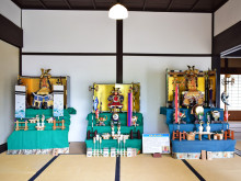 三段飾りの五月人形 - 東大阪経済新聞