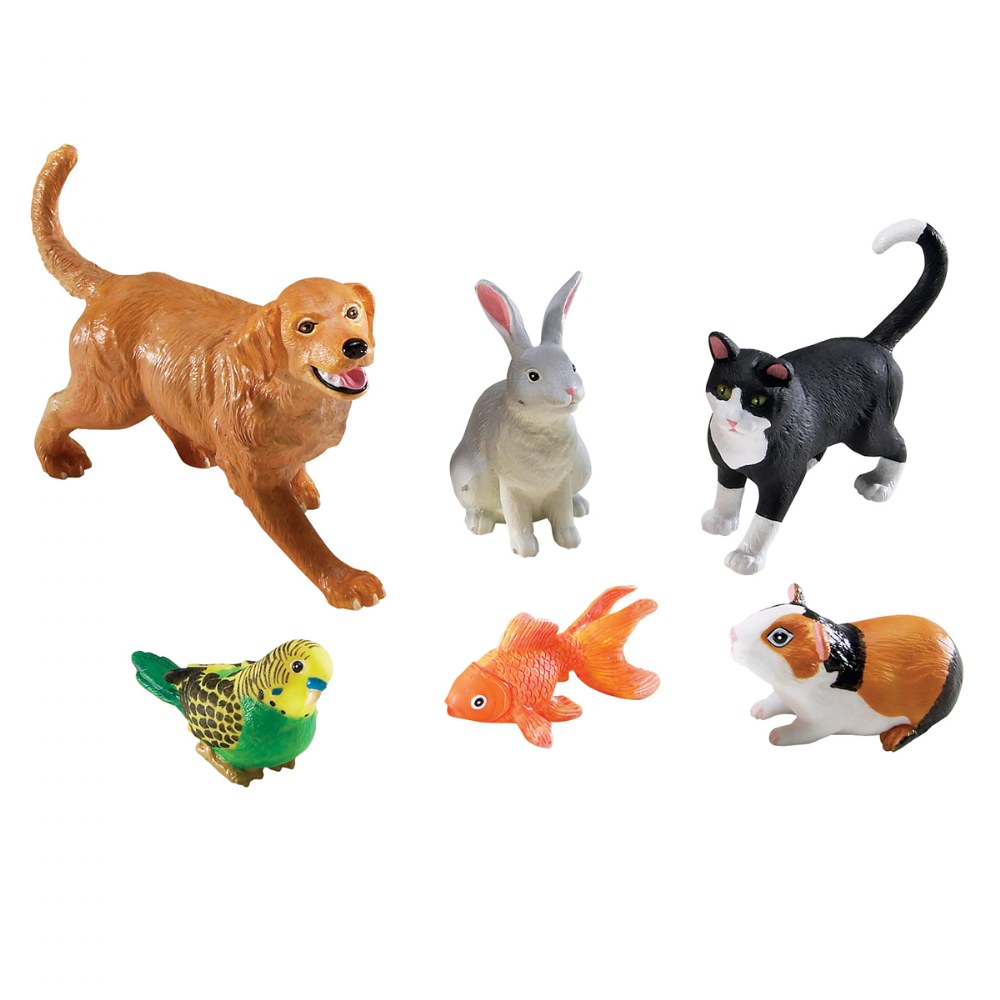 Jumbo House Pets - 6 Pieces | Kaplan Early Learning
