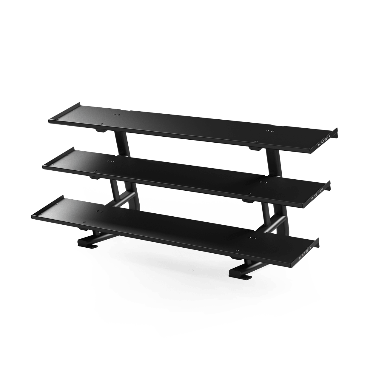 3-Tier Flat Tray Dumbbell Rack | フリーウエイト |ストレングス