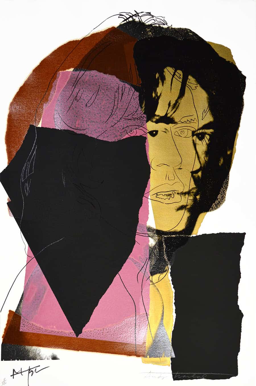 Andy Warhol, Mick Jagger, 1975, Screen Print (S)