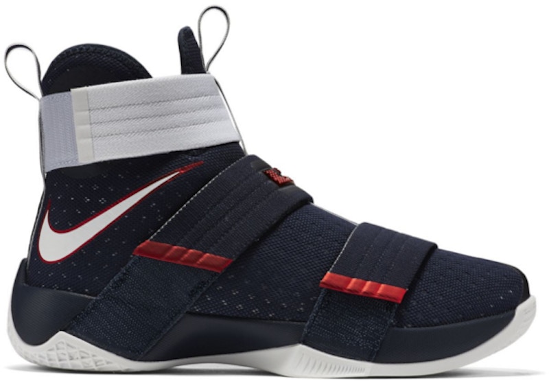 Nike LeBron Zoom Soldier 10 USA Men's - 844379-416/844378-416 - US