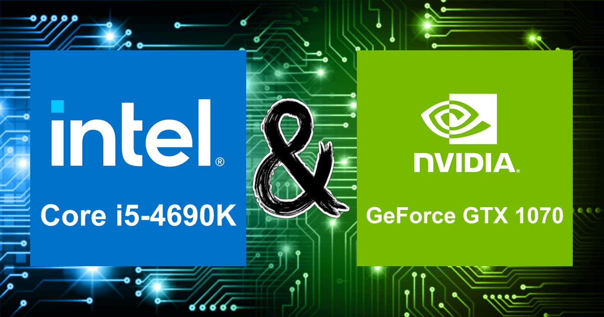 Core i5-4690K と GeForce GTX 1070 | ボトルネック計算