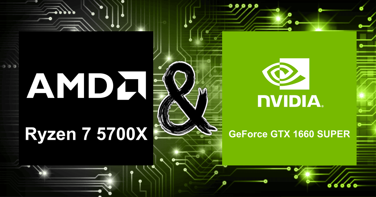 Ryzen 7 5700X と GeForce GTX 1660 SUPER | ボトルネック計算