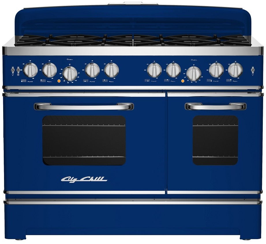 Big Chill BCR48SBLP 48 Inch Freestanding Retro Gas Range Slate