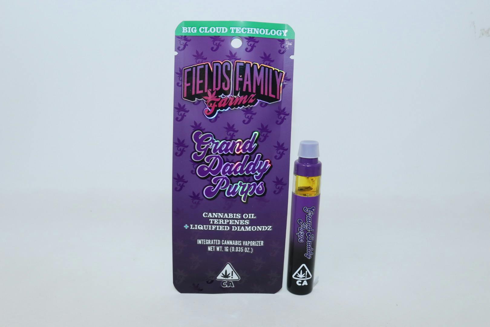 Grand Daddy Purps 1g Liquified Diamondz All-In-One - Fields Family