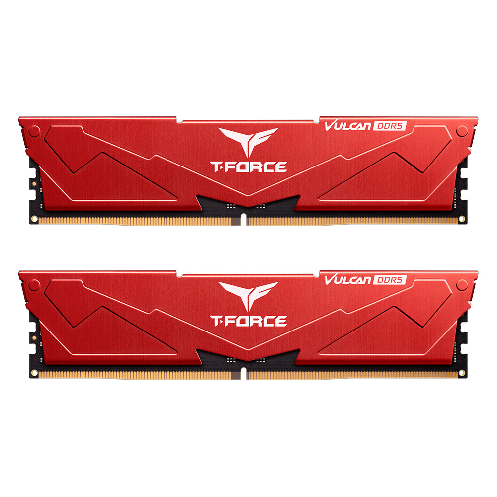 VULCAN DDR5 DESKTOP MEMORY RED 32GB(2x16GB) 6400MHz CL40 - TEAMGROUP