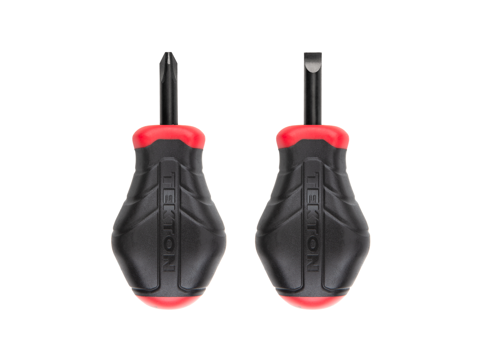 2-Piece Stubby High-Torque Black Oxide Blade Screwdriver Set | TEKTON