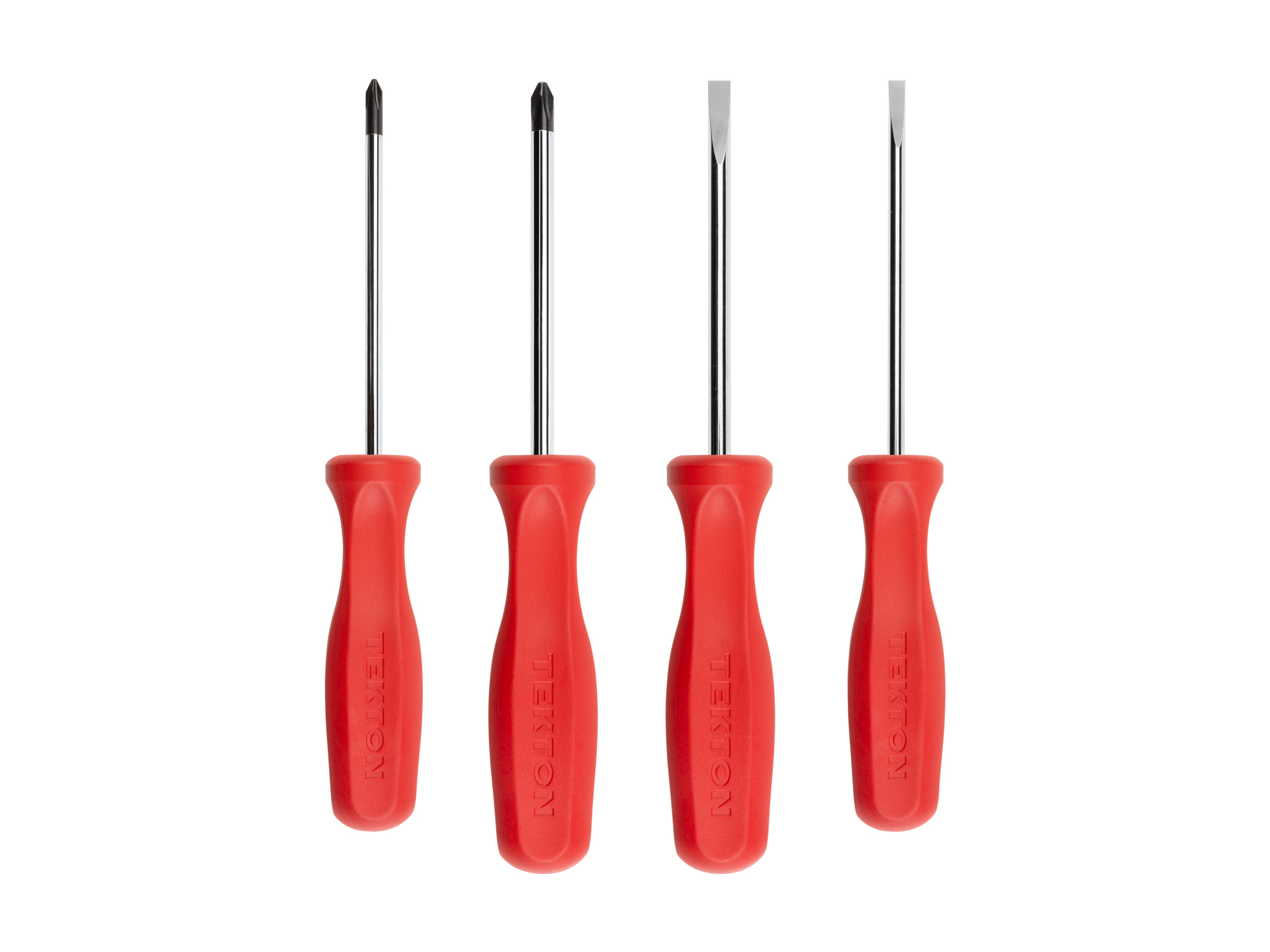 4-Piece Hard-Handle Screwdriver Set | TEKTON | Made in USA
