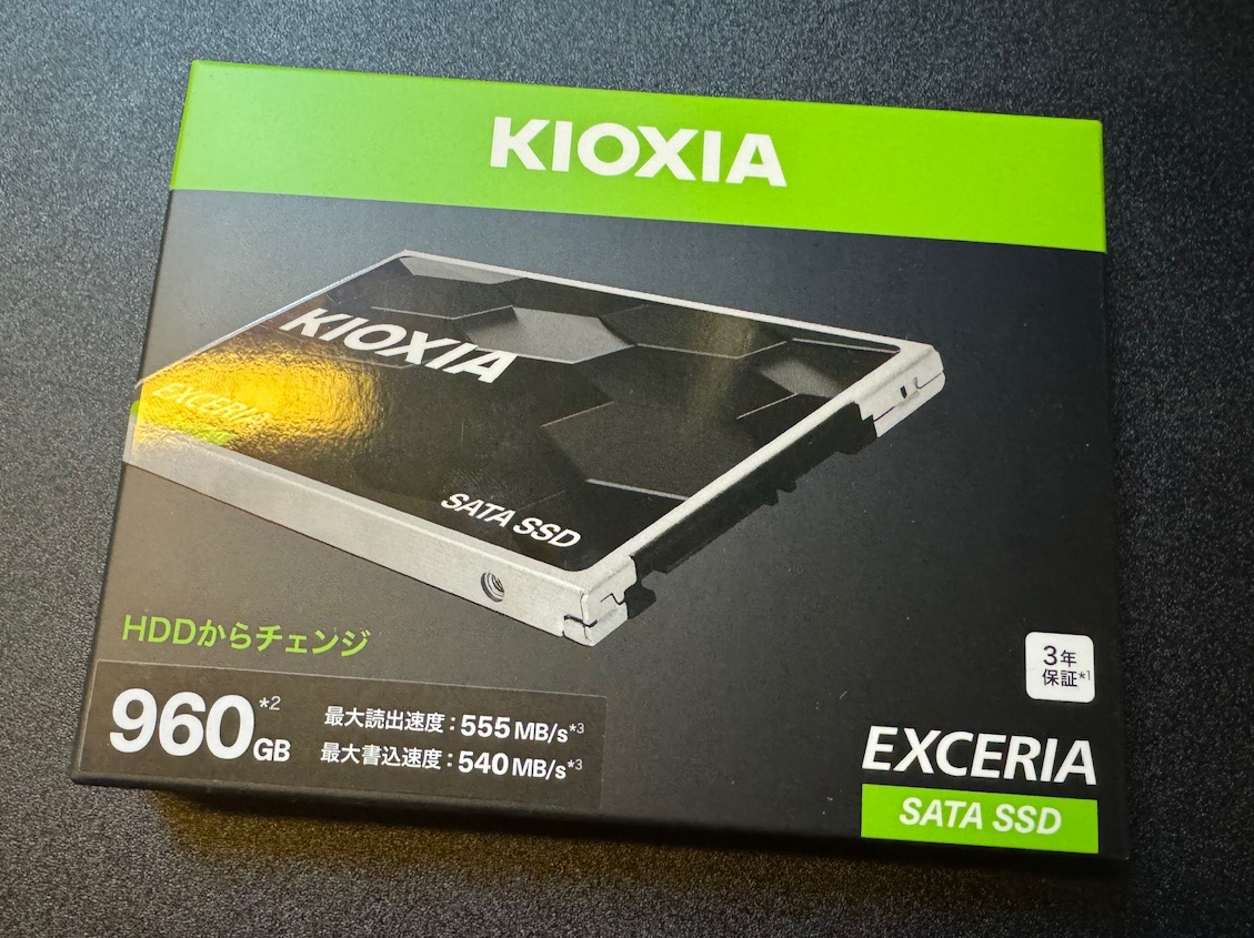 2.5インチSSD「SSD-CK960S/N」【KIOXIA(旧東芝メモリ)】 - イマカラ