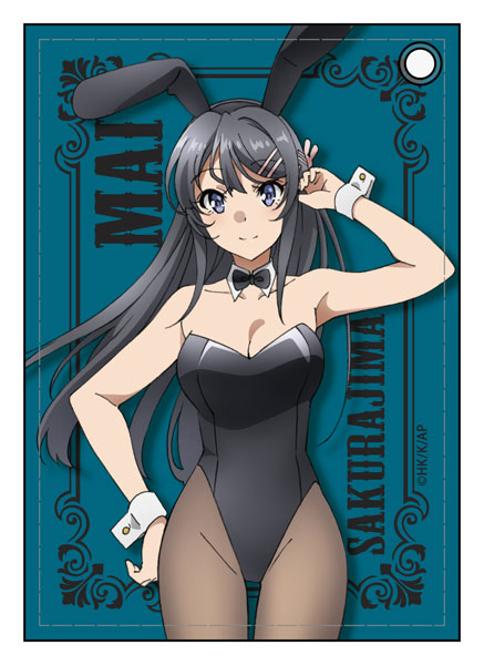 青春ブタ野郎はバニーガール先輩の夢を見ない 合皮パスケース 桜島麻衣