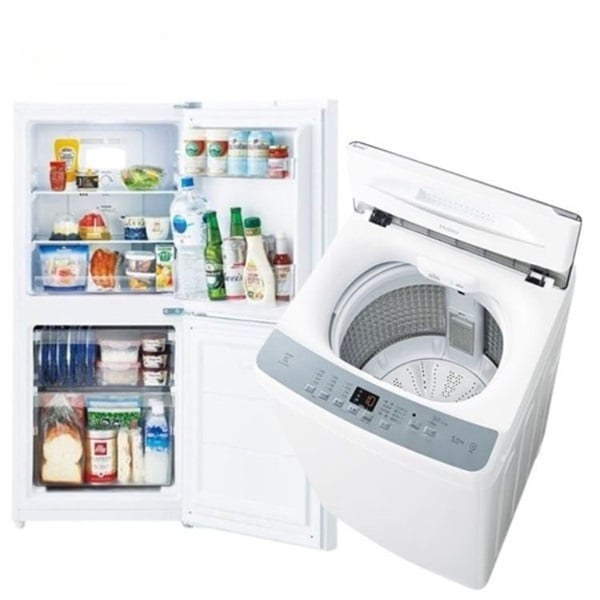 冷蔵庫121L・洗濯機5.5㎏ 2点セット ハイアール【標準配送料2000円＋