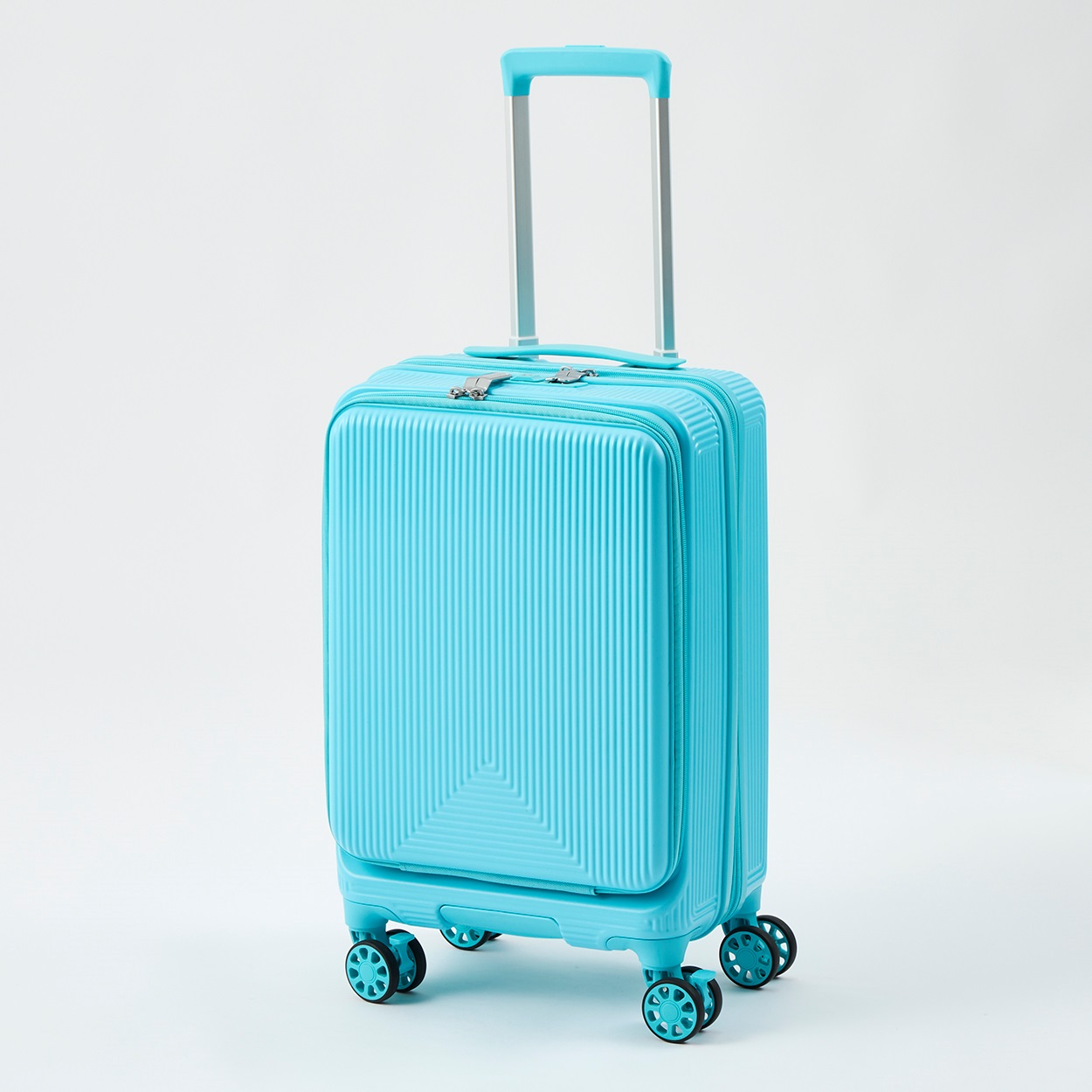 カラフルジッパーキャリー 【フロントオープン】トップバリュ(TOPVALU