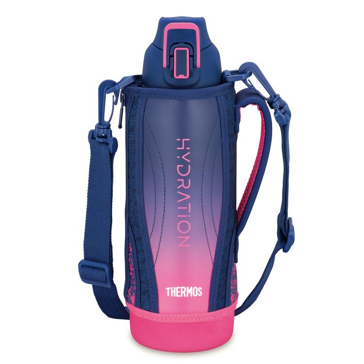 サーモス 真空断熱スポーツボトル 1.0L ネイビーピンク | イオン