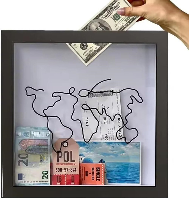 思い出 フレーム チケットボックス 透明アーカイブ旅行アドベンチャー