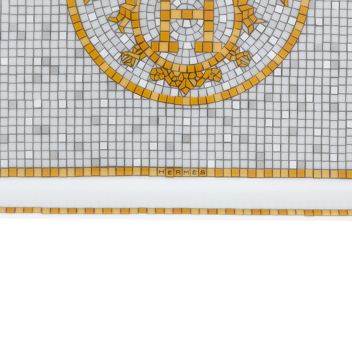 ランク N 新品 HERMÈS エルメス トレー モザイク 24 ゴールド PM