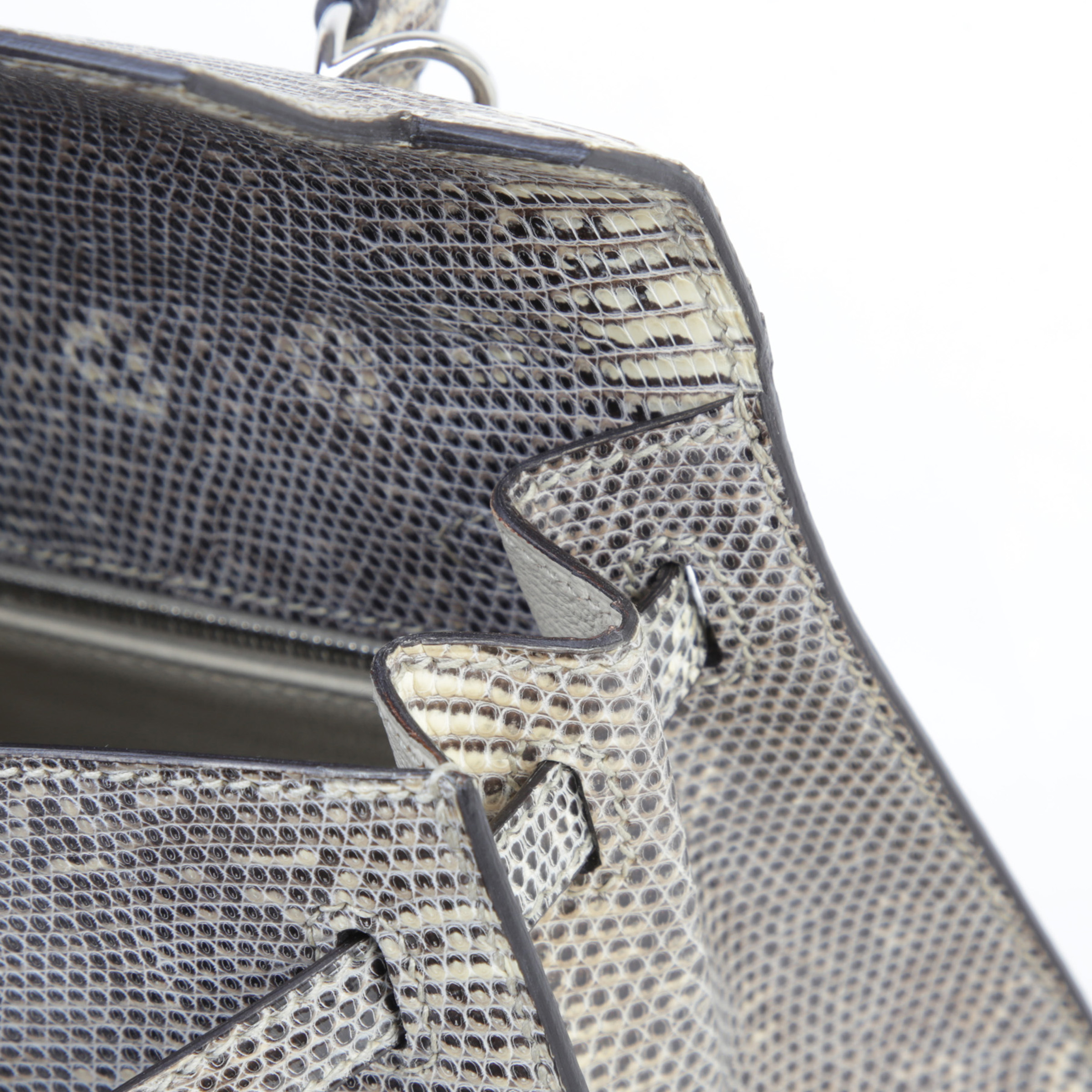 ランク SA HERMÈS エルメス ケリー25 セリエ オンブレ (1B) リザード