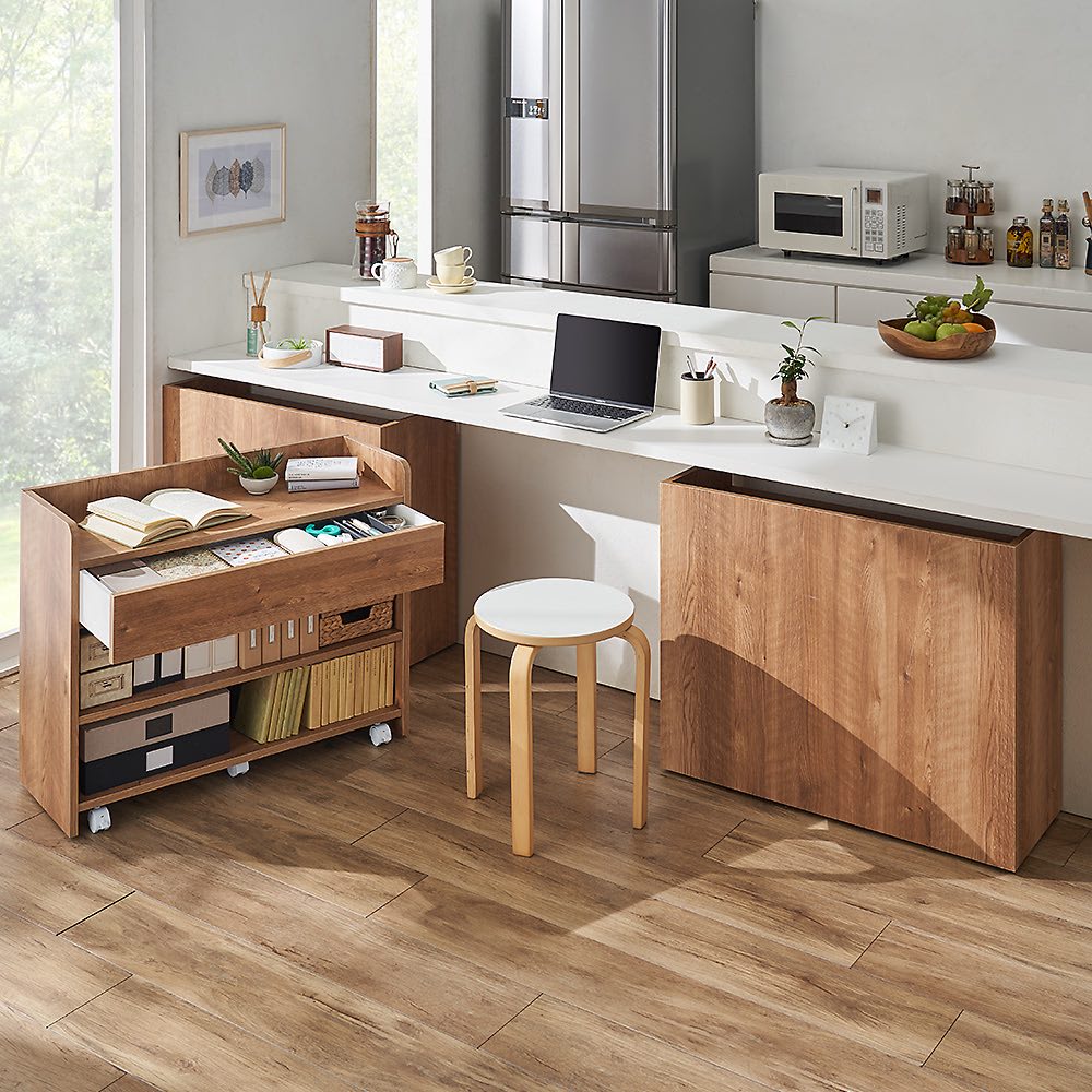 隠せるカウンター下収納 マルチタイプ 幅79高さ80cm 通販 - ディノス