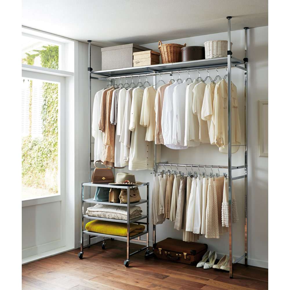 Shinevarie（シャインバリエ） クローゼットハンガーラック 幅120cm