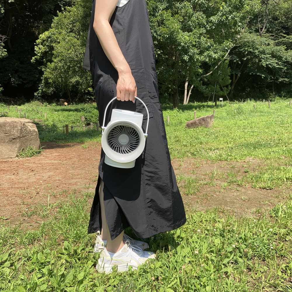 LEDライト付き）コードレス ミストファン／冷風扇 通販 - ディノス