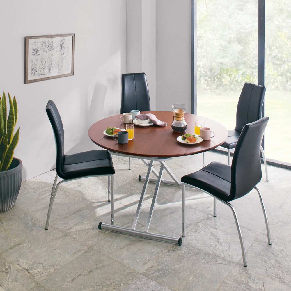 スマート伸長ダイニング ハイバックチェア 同色2脚組 通販 - ディノス