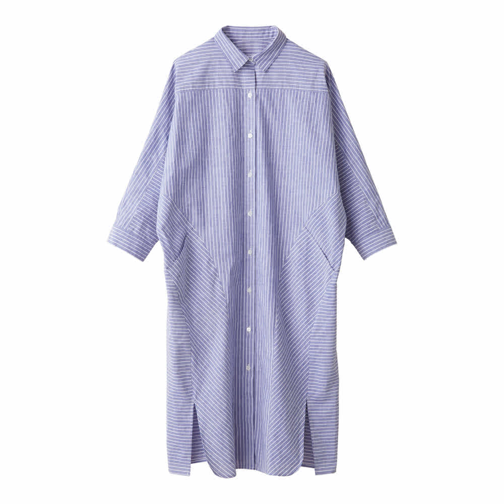 大きいサイズ】ストライプ柄 ドルマン シャツチュニック 通販 - ディノス