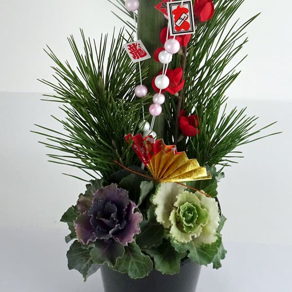 園芸ネット本店｜[送料無料][迎春飾り][迎春飾り][予約]門松 1本立ち4