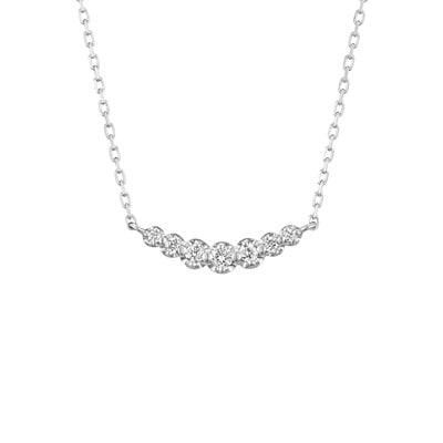 K18ホワイトゴールド ネックレス | 111721123208 | 【公式】4