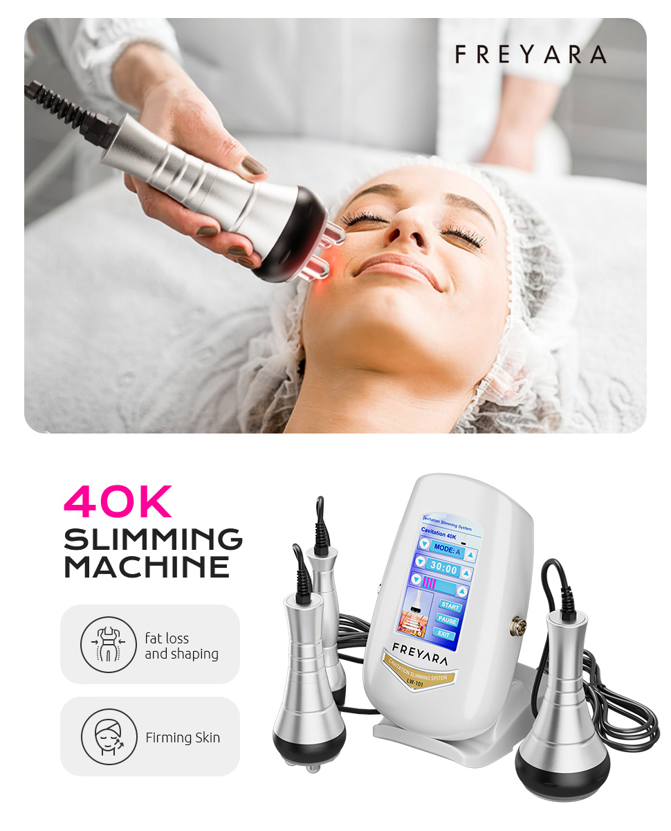FREYARA 3in1 40K RF Cavitation Machine, Body Sculpting Slimming