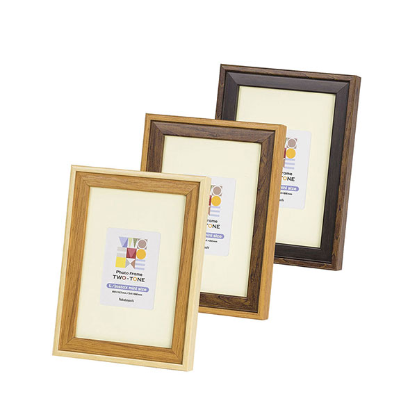 ツートン フォトフレーム L判 チェキサイズ – 記念品工房「ここから