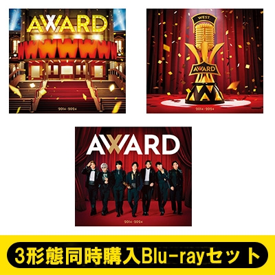 3形態同時購入Blu-rayセット》 AWARD (初回盤 A+初回盤 B+通常盤