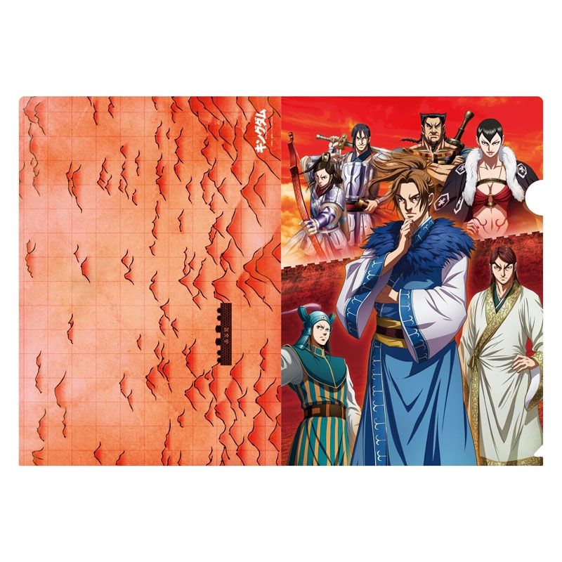 クリアファイル＆シールセット / TVアニメ「キングダム」 : キングダム